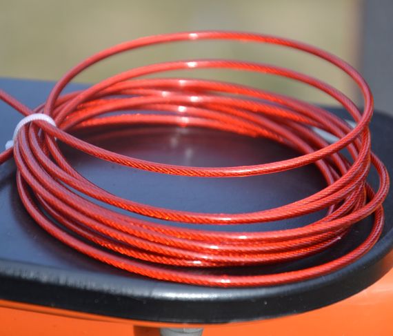 Скакалка швидкісна PowerPlay 4202 Ultra Speed Rope Червона (2,9m.) | Зображення 8