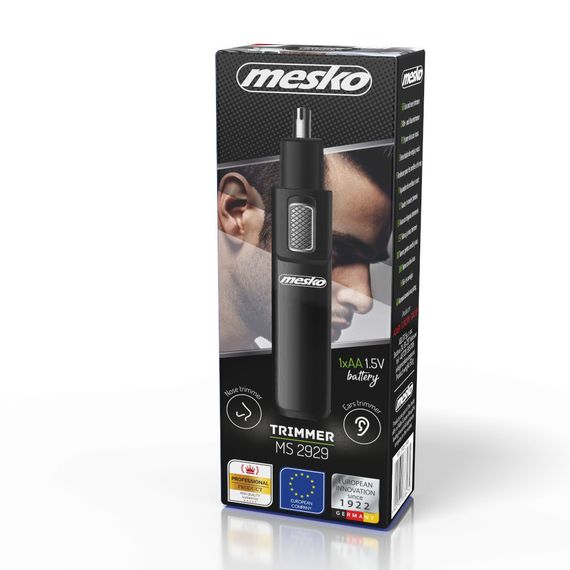 Триммер для носа и ушей Mesko MS 2929 на батарейке компактный черный | Зображення 9