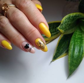 Гель-лак Moon Full Summer №609 гірчичний 8мл