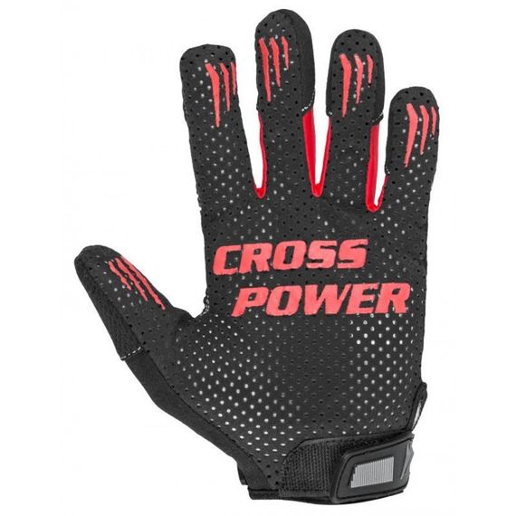 Рукавички для кросфіту з довгим пальцем Power System PS-2860 Cross Power Black/Red XL | Зображення 2