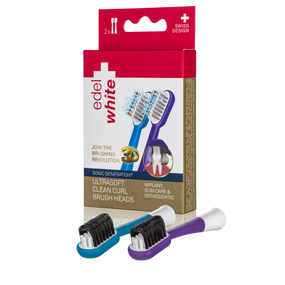 Насадки Edel+White Clean Curl для звукової щітки Sonic (2 шт.)