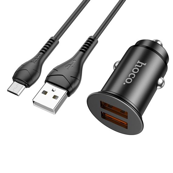 Автозарядний пристрій Hoco NZ1 36W QC3.0 Micro | Зображення 3