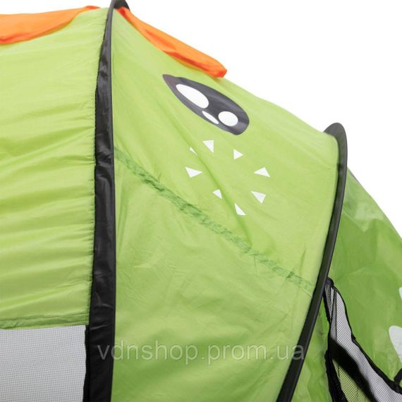 Дитячий ігровий намет 180×95×80 см намет дитячий вуличний на блискавці Зелений динозавр HP-S-3NDGR | Зображення 3