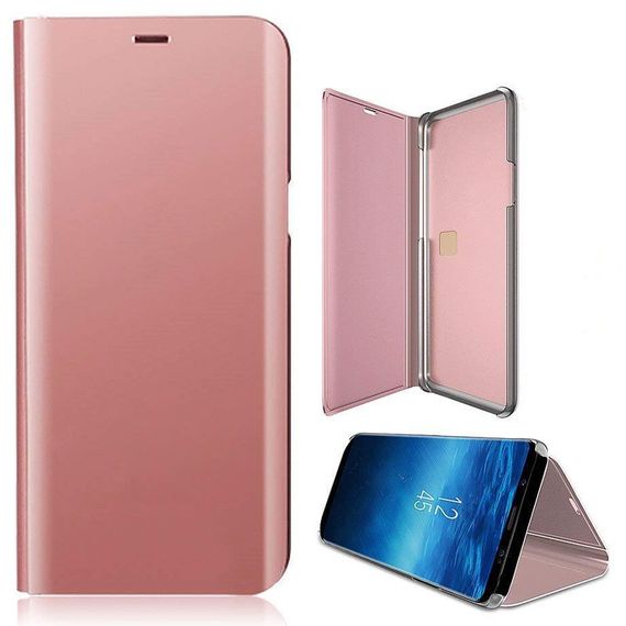Чехол-книжка Clear View Standing Cover для Xiaomi Mi 10 / Mi 10 Pro Rose Gold | Зображення 2