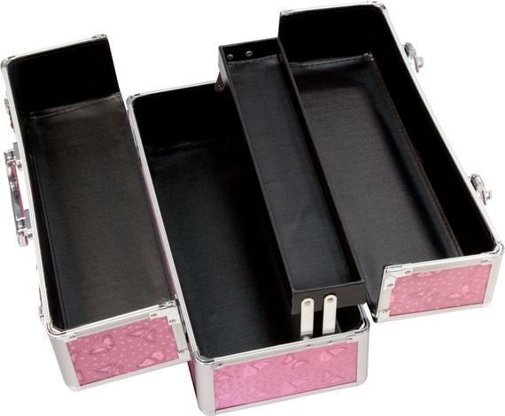 Большой кейс для хранения секс-игрушек BMS Factory Large Lokable Vibrator Case Pink, кодовый замок | Зображення 4