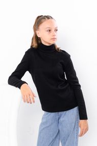 Водолазка для дівчинки (підліткова) Носи своє 152 Чорний (p-12371-137773)