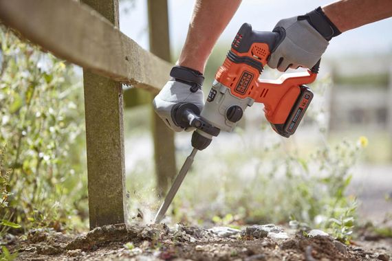 Перфоратор акумуляторний BLACK+DECKER BCD900D1S | Зображення 8