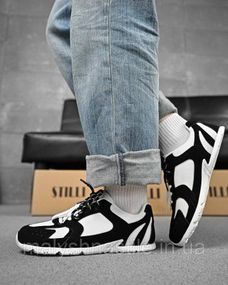 Женские кроссовки miuu leral black white  ДЛ6402