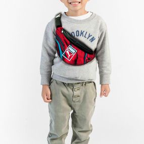 Сумка-бананка Пума "Puma" з принтом, 32х15см, дитяча, молодіжна (00107)