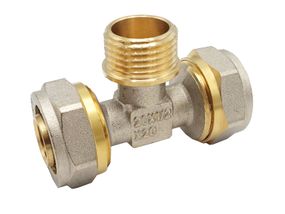 Трійник 20 х 1/2" З х 20 нерозбірний ASCO 10/60