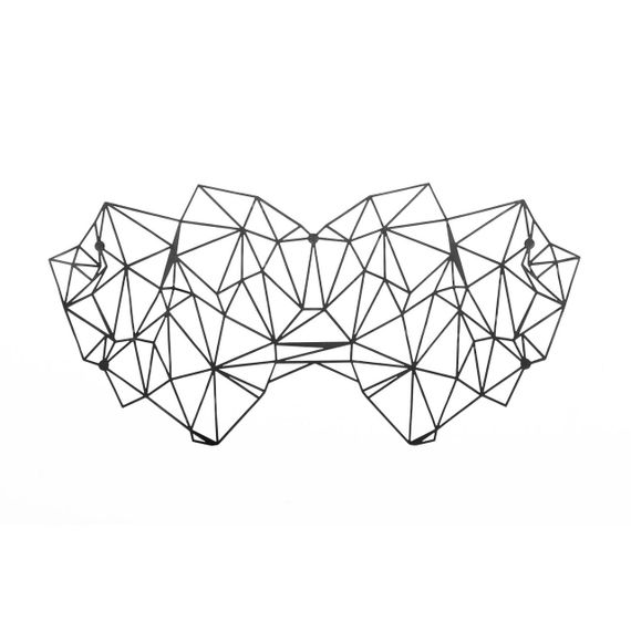 Маска на обличчя Bijoux Indiscrets - Kristine Mask, вінілова, клейове кріплення, без зав'язок Sex Aura