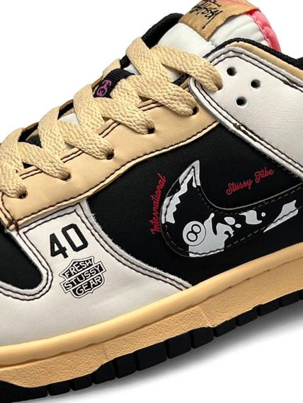 Кроссовки мужские SB Dunk Low x Stussy 40th Brown Beige , Вьетнам 45 29 | Зображення 5