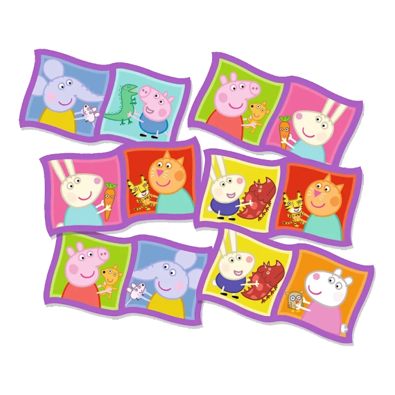 Настільна гра Доміно: Cвинка Пеппа (Domino: Peppa Pig) | Зображення 2