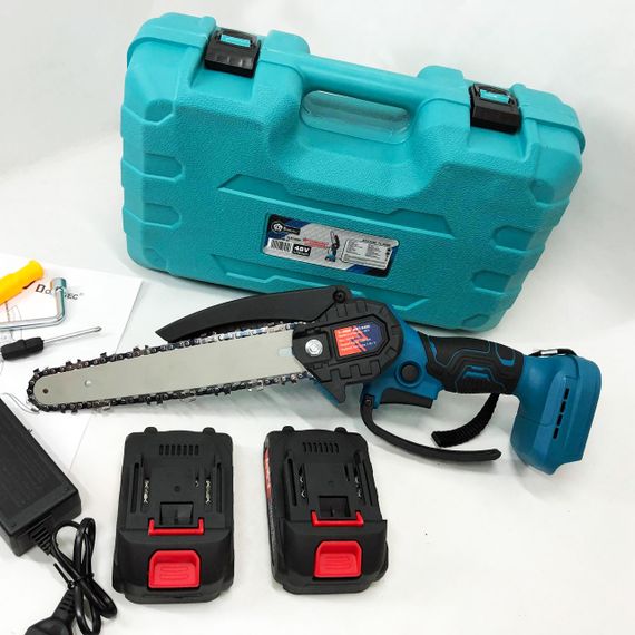 Професійна пила для деревообробки Domotec 8"(20см) 48 В, Легка ланцюгова електропила VH-31 | Зображення 7