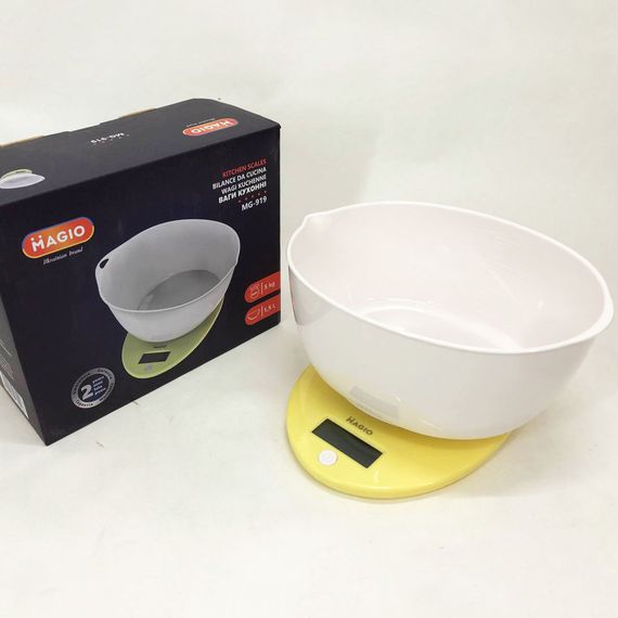 Ваги кухонні електронні з чашею Magio MG-919, ваги для кондитера, кухонні ваги міні | Зображення 6
