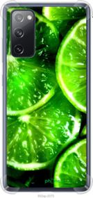 Чохол на Samsung Galaxy S20 FE G780F Зелені часточки лимона "852sp-2075-2448"