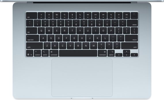 Ноутбук Apple MacBook Air 15" 2025 Sky Blue (MC7A4) | Зображення 2