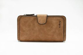 Кошелёк женский Baellerry N2345 искусственная замша Кофейный