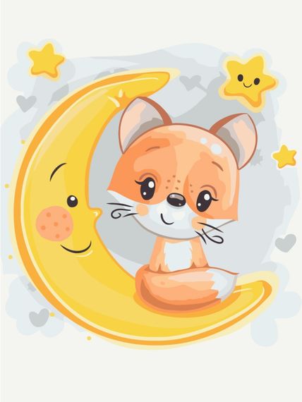 Лисичка на місяці