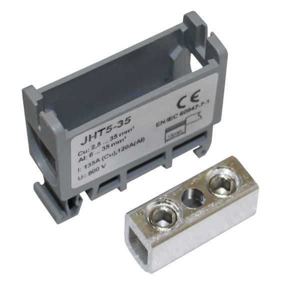 Клема силова СКНГ-JHT5-35 6-35мм2 120А "N" синій Ny95506544 | Зображення 4