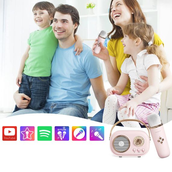 Бездротовий мікрофон для караоке, колонка SPEAKER C20 PLUS | Зображення 2