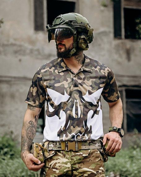 Милитари поло футболка jblivion punisher mtk ПП7496 | Зображення 1