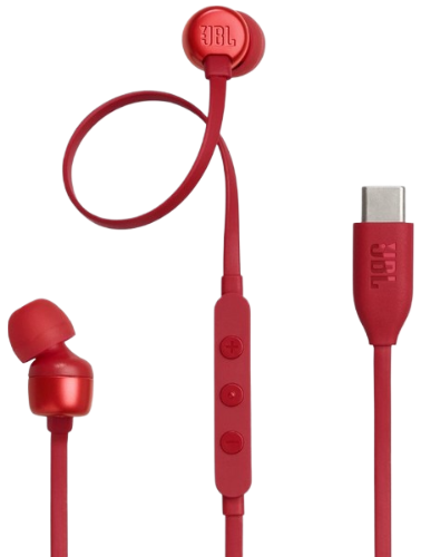 Гарнітура JBL TUNE 310C USB-C Red (JBLT310CRED) | Зображення 1