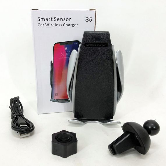 Утримувач для смартфона Smart Sensor S5 / Автомобільний тримач для телефону / Підставка QP-885 під телефон | Зображення 3