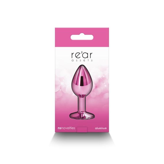 Анальна пробка NS Novelties Rear Assets — Small — Pink Sex Aura | Зображення 3