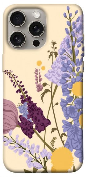 Чохол з картинкою Flowers art для Apple iPhone 15 Pro Max (6.7")