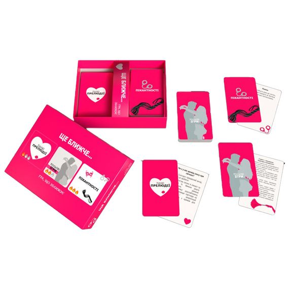 Настільна гра "Ще ближче" 800439, 100 карт завдань, правила гри українською мовою 18+ | Зображення 1