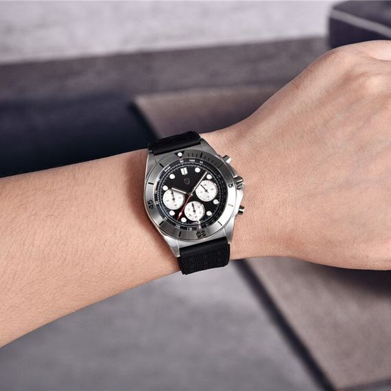 Годинник P2agani Design PD-1705-1 Silver-Black | Зображення 1