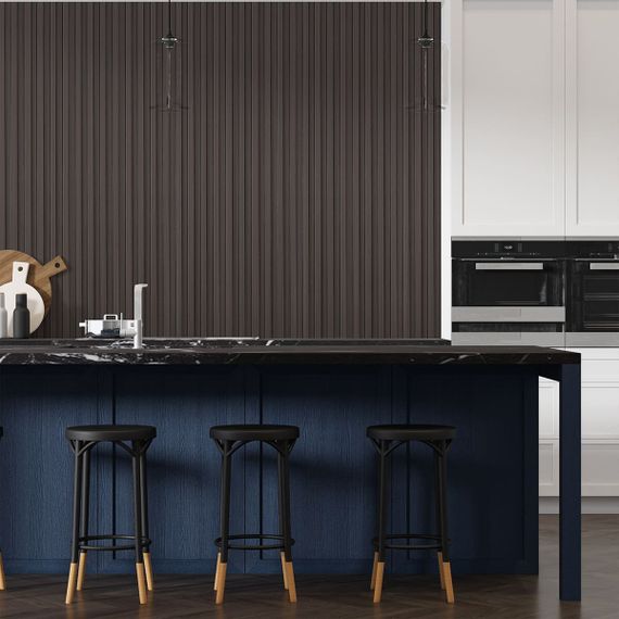 Декоративна стінова рейка венге 3000*160*23мм (D) SW-00001537 | Зображення 7