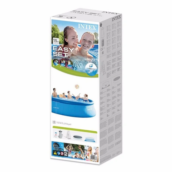 Надувний басейн сімейний Intex 26168 (457х122 см), 14141 л | Зображення 4