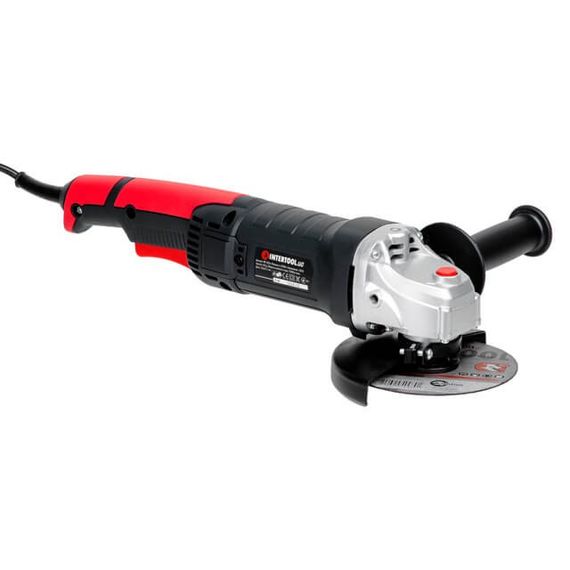 Шліфмашина кутова, 1200 Вт, діаметр кола 125 мм, 10000 об./хв INTERTOOL WT-02241 | Зображення 3
