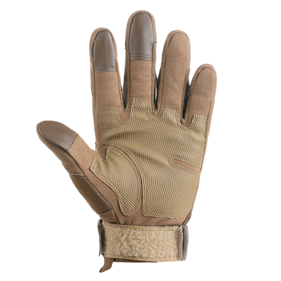 Рукавиці тактичні Primo Carbon повнопалі, сенсорні, розмір L - Khaki | Зображення 5
