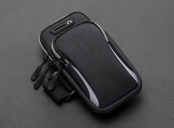 Чохол на руку Primo Sport універсальний спортивний для телефона до 6.5" - Black-Grey | Зображення 2