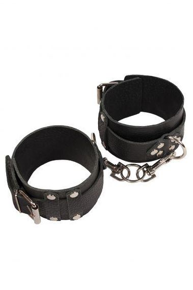 Оковы Leather Dominant Leg Cuffs, Black Sex Aura