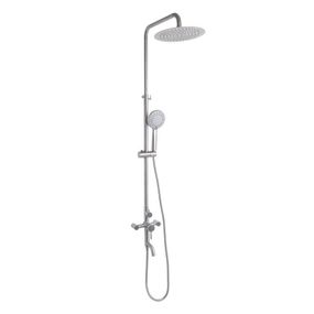 Душова система універсальна Lidz Aria 1030 на три споживача (з виливом) (k35) LDARI1030NKS34932 Nickel