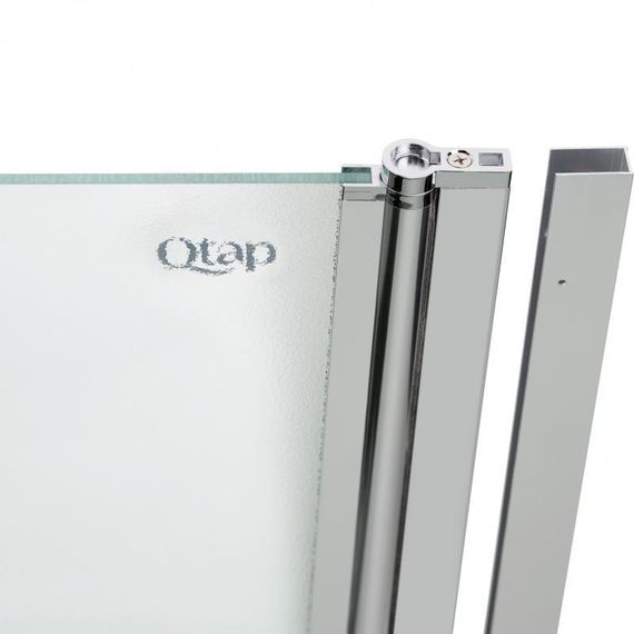 Штора на ванну Qtap Standard CRM407513APR скло Pear 6 мм, 75х140 см, права | Зображення 5