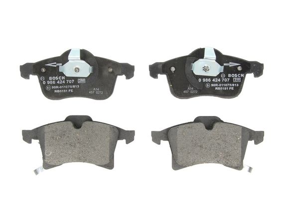 Передні гальмівні колодки Меріва А 1.3 1.6 1.7 1.8 BOSCH (0 986 424 707)