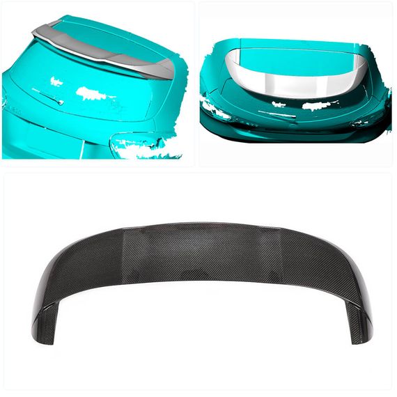 Спойлер V5 (для HB, Карбон) для Mercedes A-сlass W176 2012-2018 рр | Зображення 1