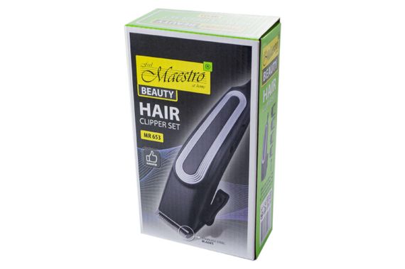 Машинка для стрижки Maestro - MR-653 (MR-653SS) | Зображення 4