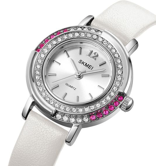 Жіночий годинник Skmei 1855SIWT Silver-White | Зображення 1
