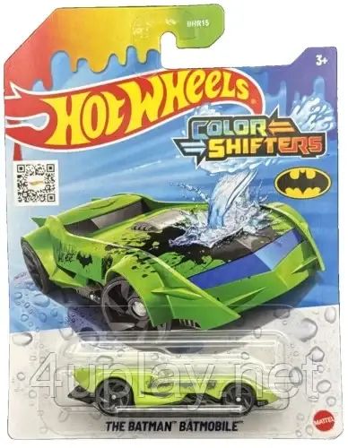 Hot Wheels Color Shifters The Batman Batmobile Машинка Хот Вілс, що змінює колір, Бетмобіль Бетмена | Зображення 1