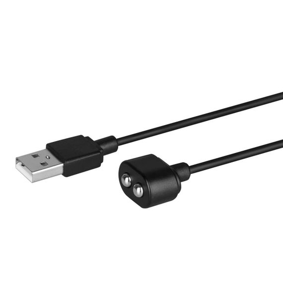 Зарядка (запасной кабель) для игрушек Satisfyer USB charging cable Black Sex Aura | Зображення 3