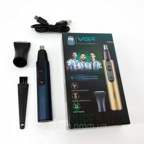 Тример для вух і носа в комплекті VGR 2 в 1 V-626, Тример для бороди і вух носа OV-45