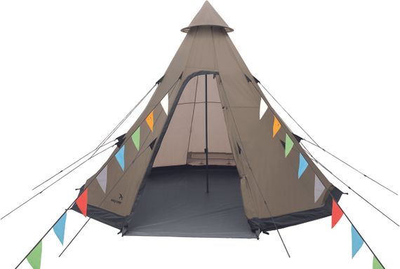 Намет восьмимісний Easy Camp Moonlight Tipi Grey Шатро  на природу Туристична палатка сіра Купольна палатка | Зображення 1