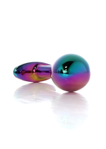Анальна пробка - Jewellery Multicolour Curved Plug M | Зображення 5