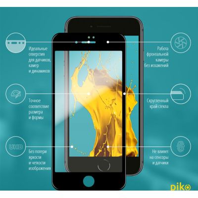 Стекло защитное Piko Full Glue Apple iPhone 7 (1283126492976) | Зображення 2